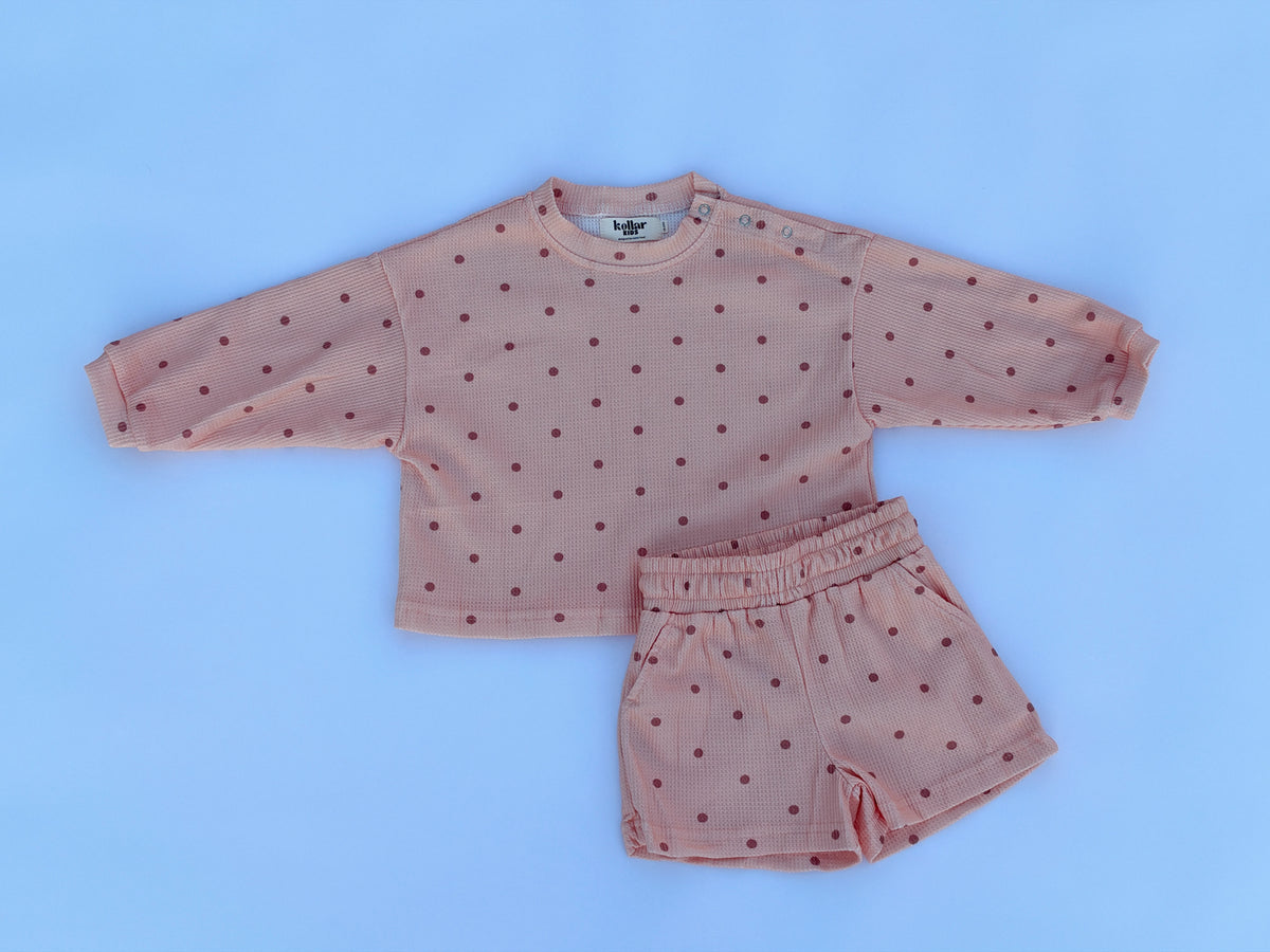 Waffle Short Set