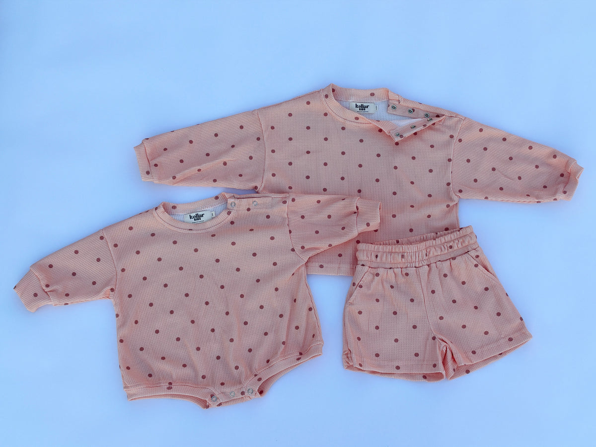 Waffle Bubble Romper