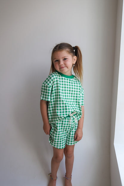 Gingham Short Set
