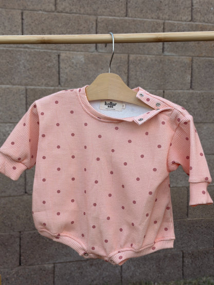 Waffle Bubble Romper