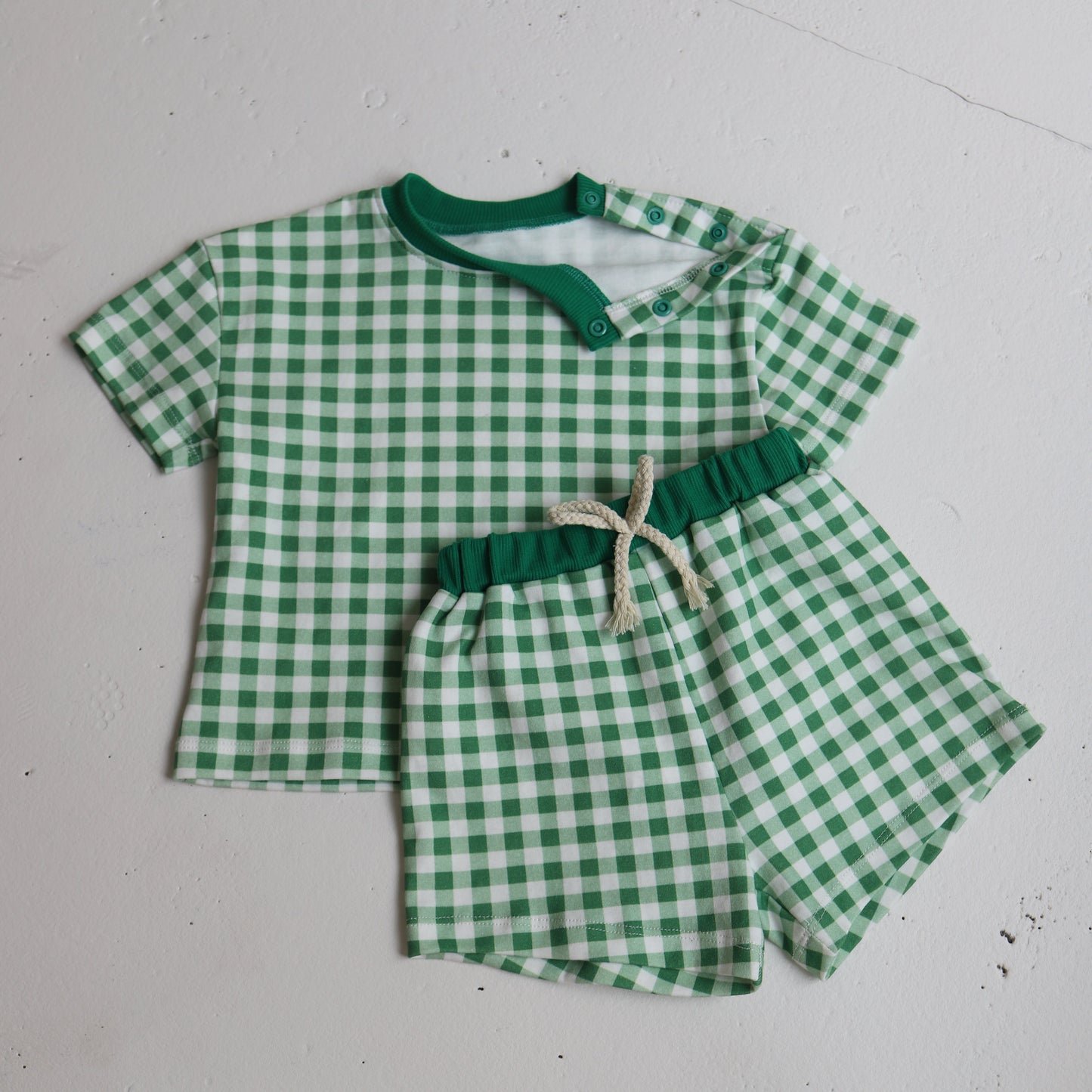 Gingham Short Set